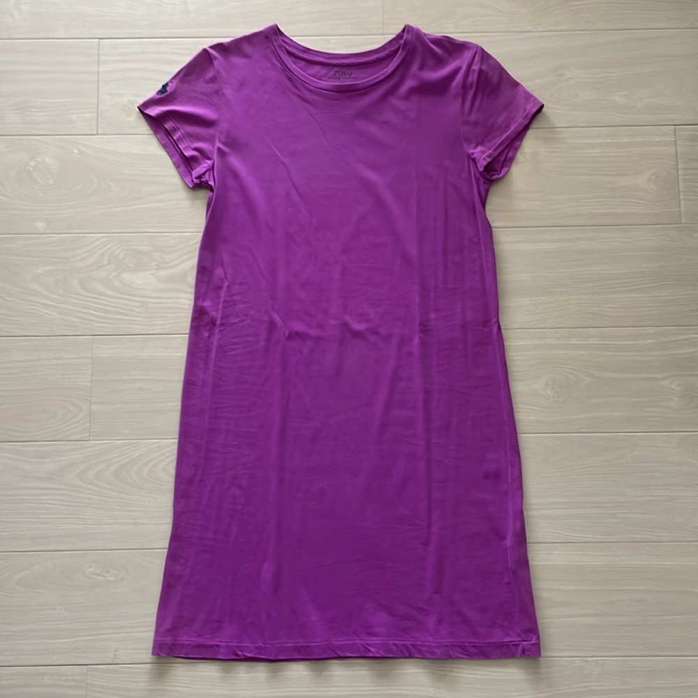 Polo Ralph Lauren Purple Cotton Tee Dress